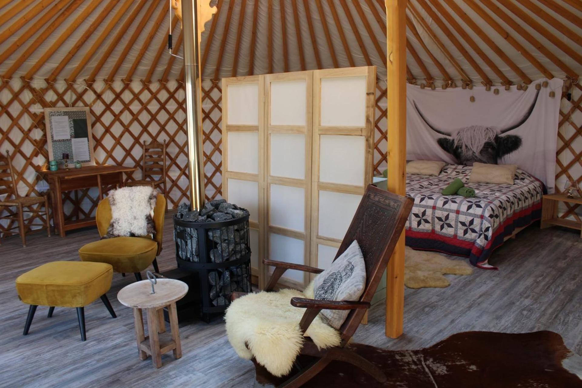 Hotel Luxe Yurt Koudekerke Exterior foto